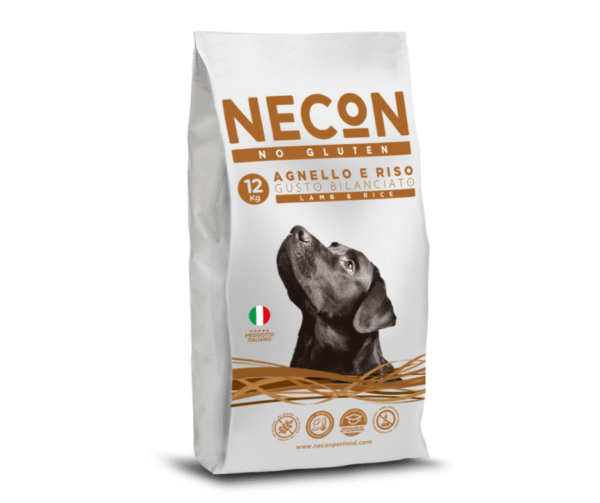 NECON No Gluten LAMB 3 KG. Gluteenivaba kuivtoit täiskasvanud koertele – Lambaliha