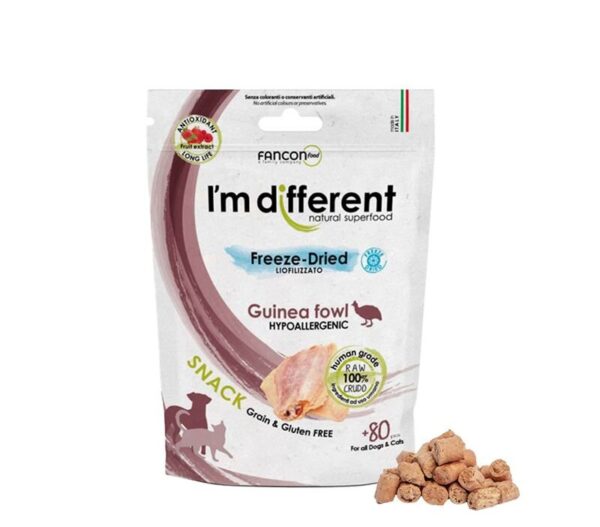 I´m Different Snack BARF - Külmkuivatatud Delikatess maiused - Kiiver-pärlkana